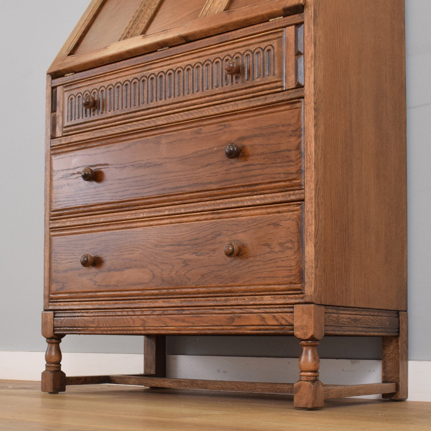 Vintage Oak Bureau