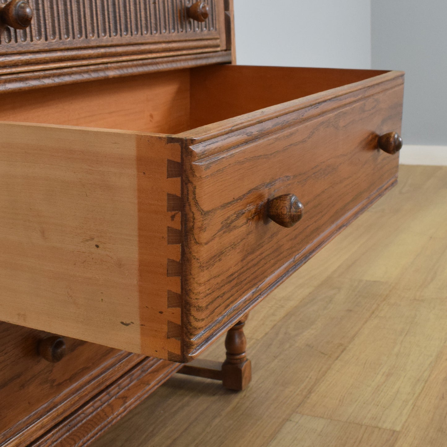 Vintage Oak Bureau