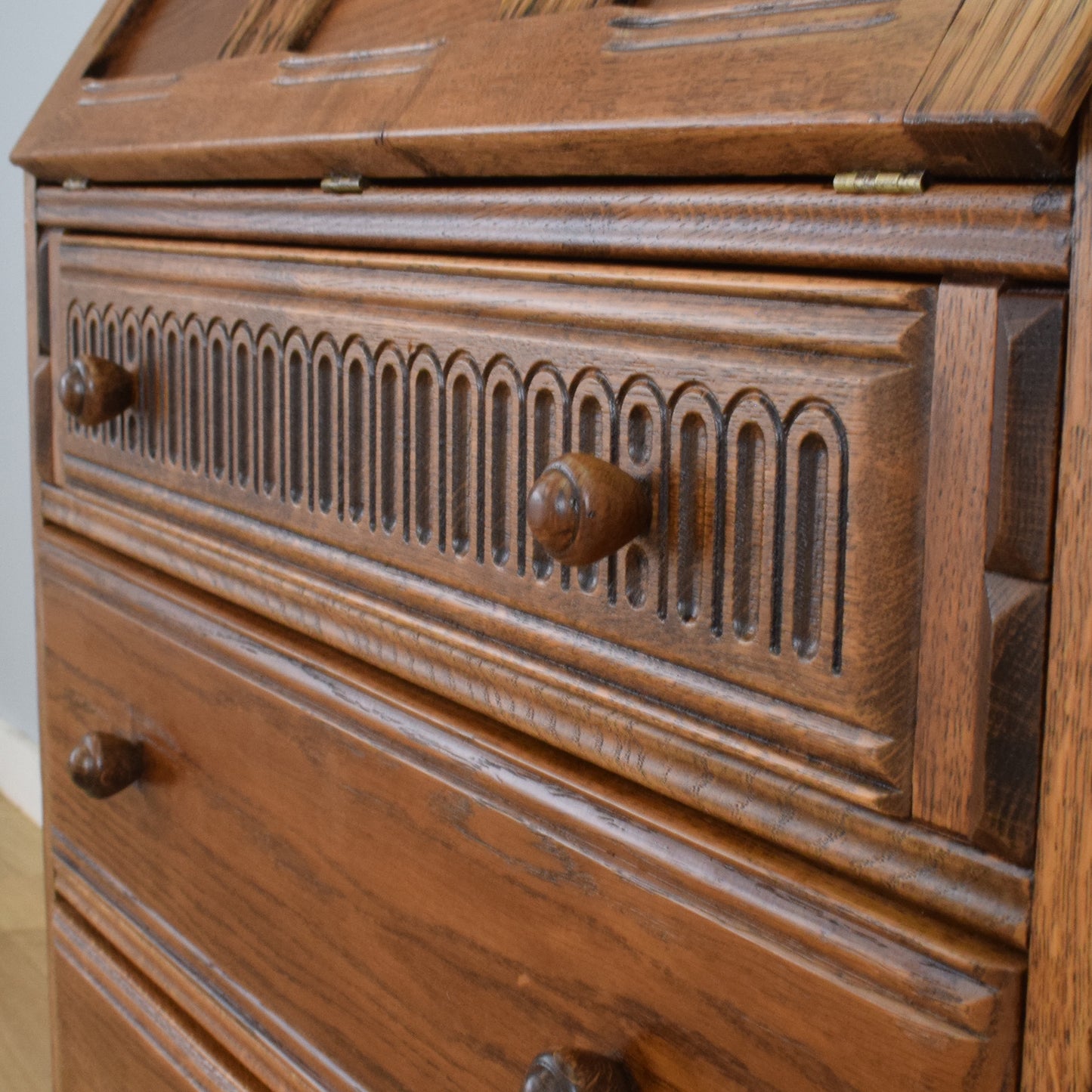 Vintage Oak Bureau