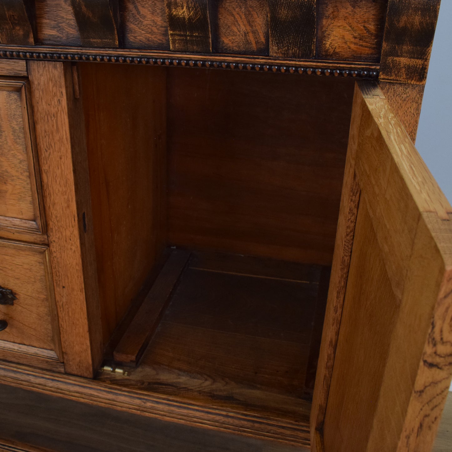 Carved Oak Sideboard