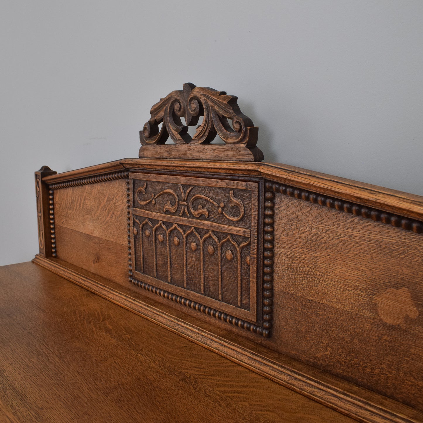 Carved Oak Sideboard