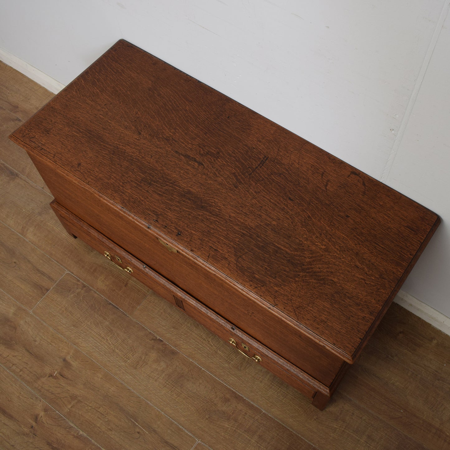 Vintage Oak Mule Chest
