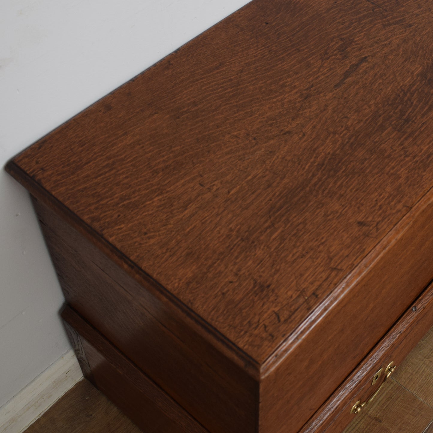 Vintage Oak Mule Chest