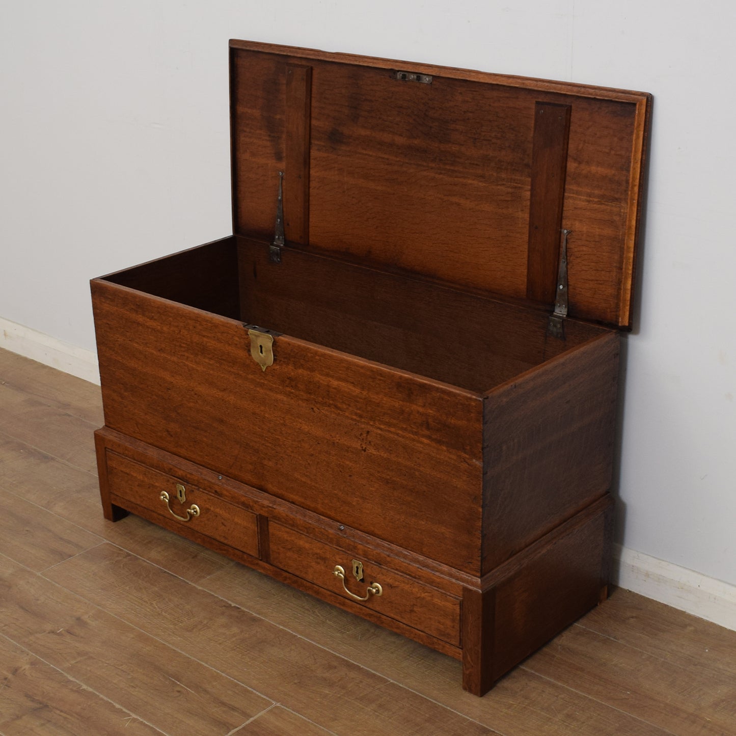 Vintage Oak Mule Chest