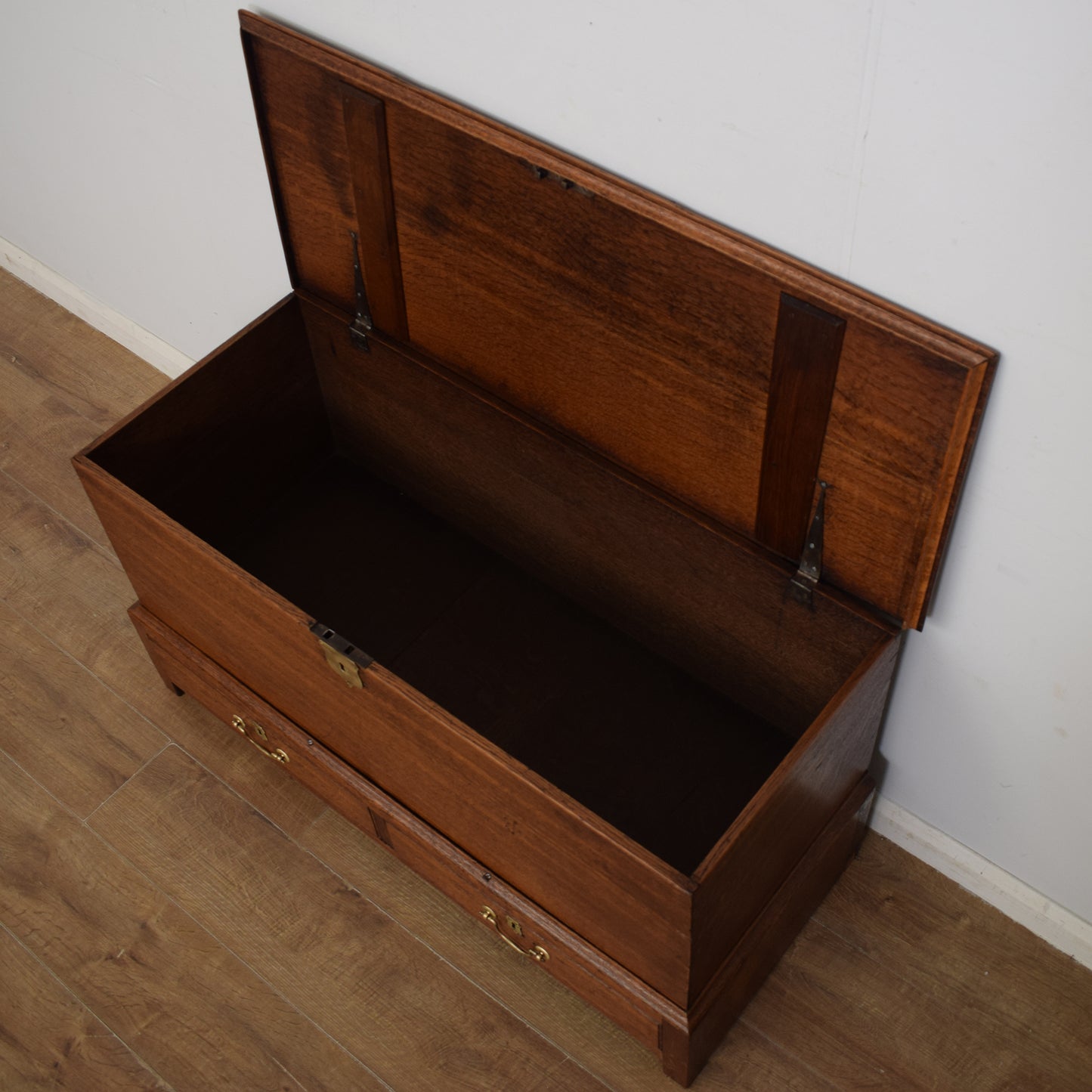 Vintage Oak Mule Chest
