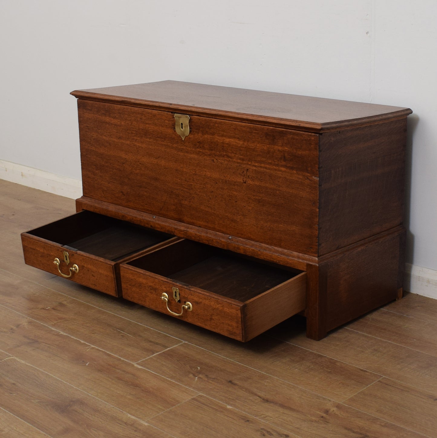 Vintage Oak Mule Chest