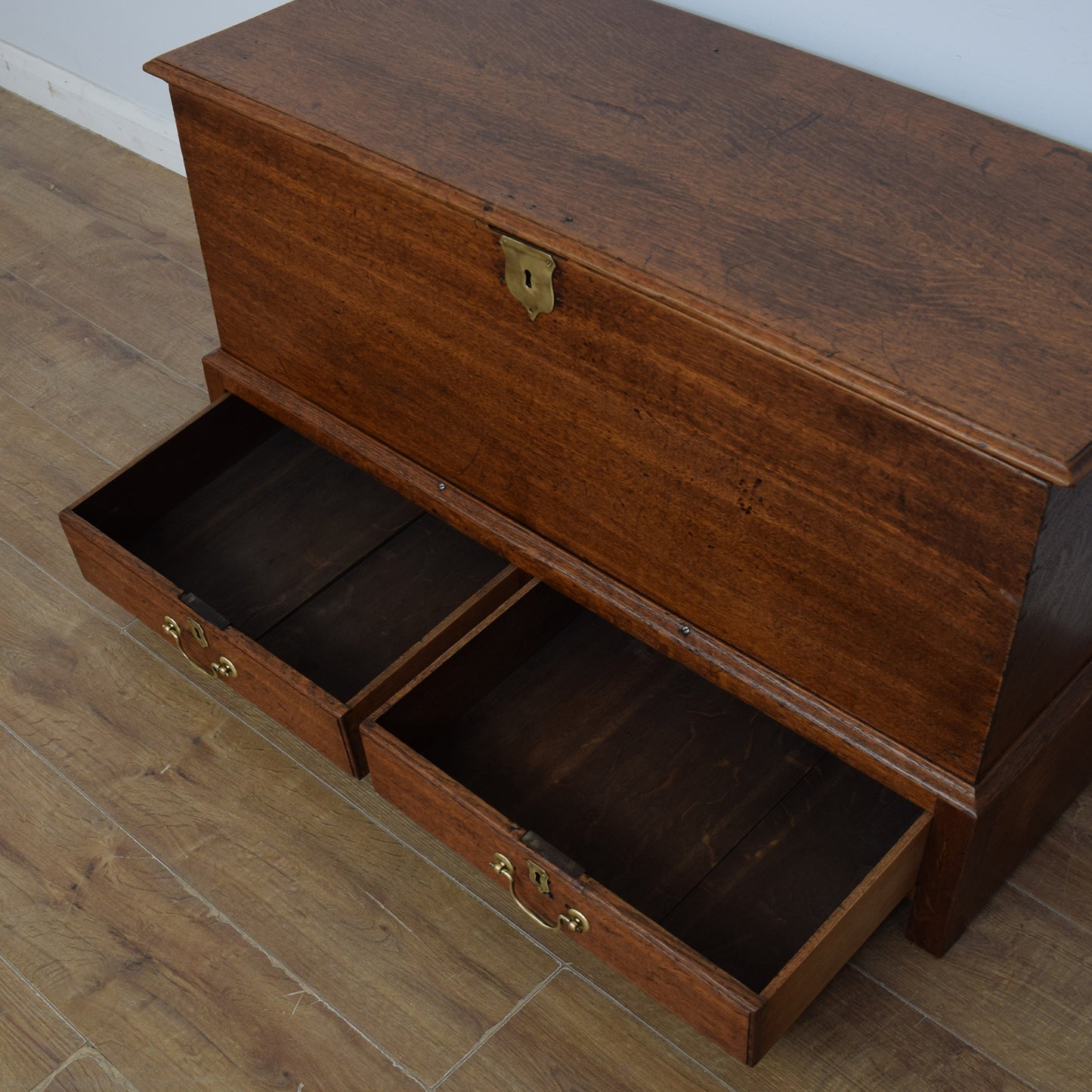 Vintage Oak Mule Chest