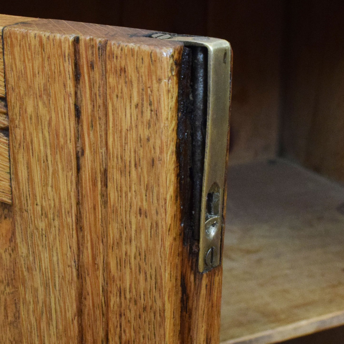 Carved Oak Sideboard