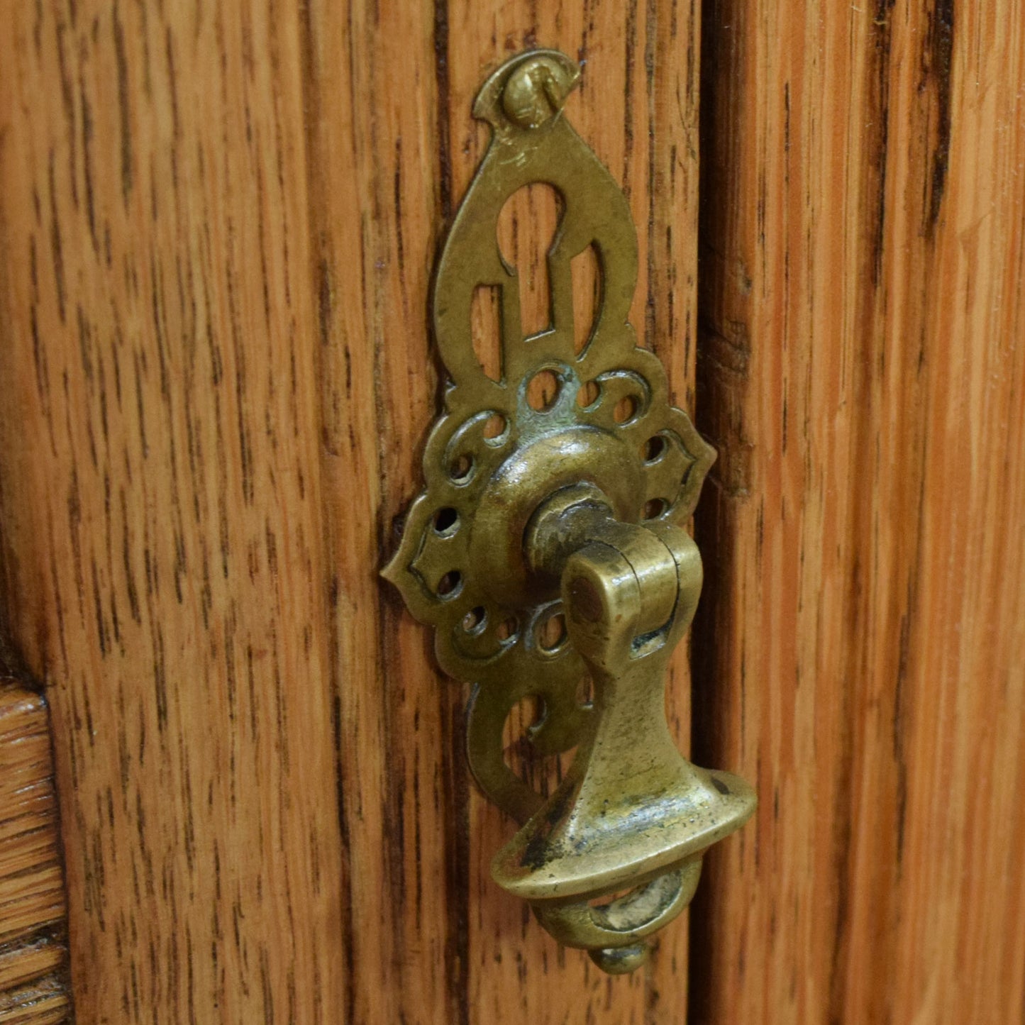 Carved Oak Sideboard