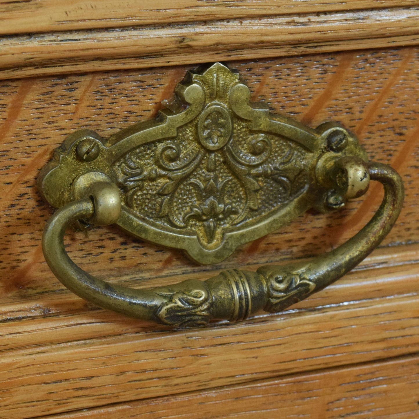 Carved Oak Sideboard
