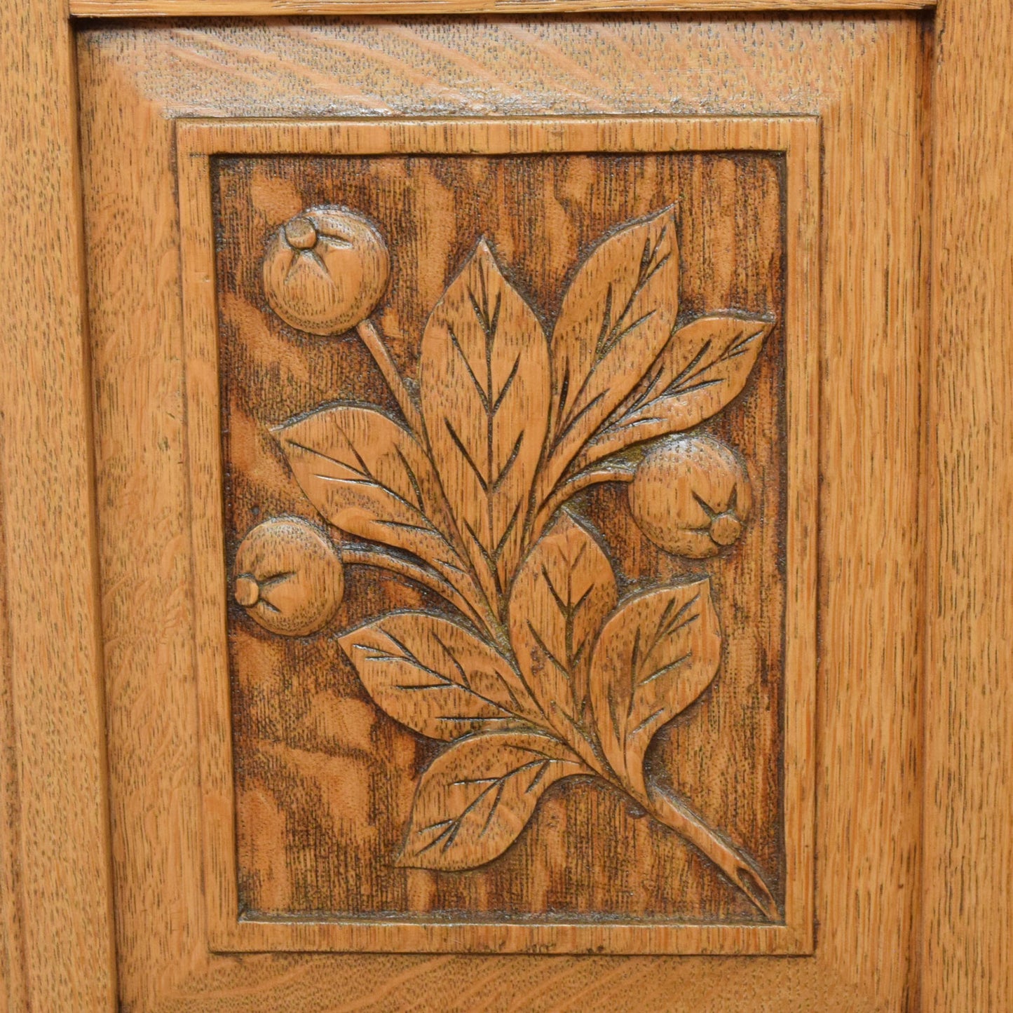 Carved Oak Sideboard