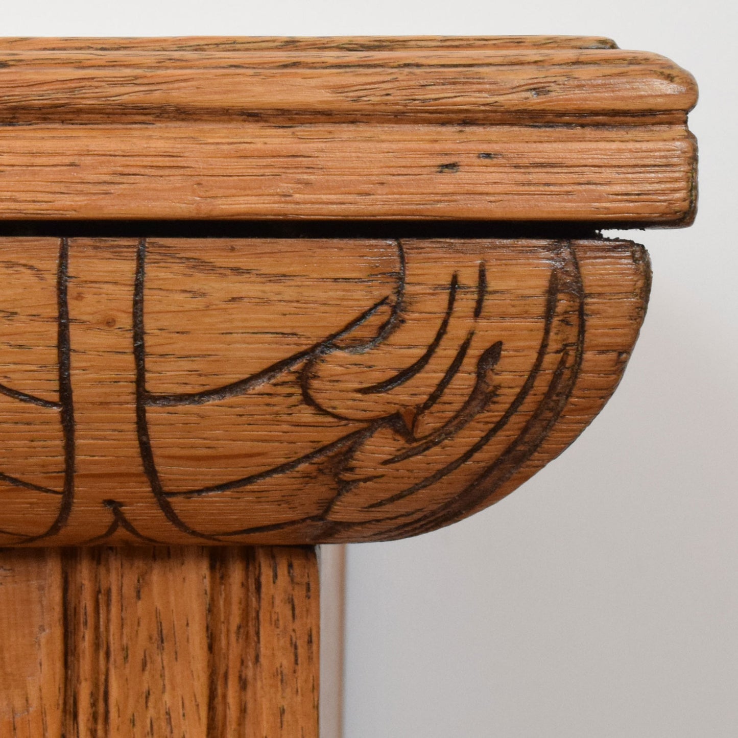 Carved Oak Sideboard
