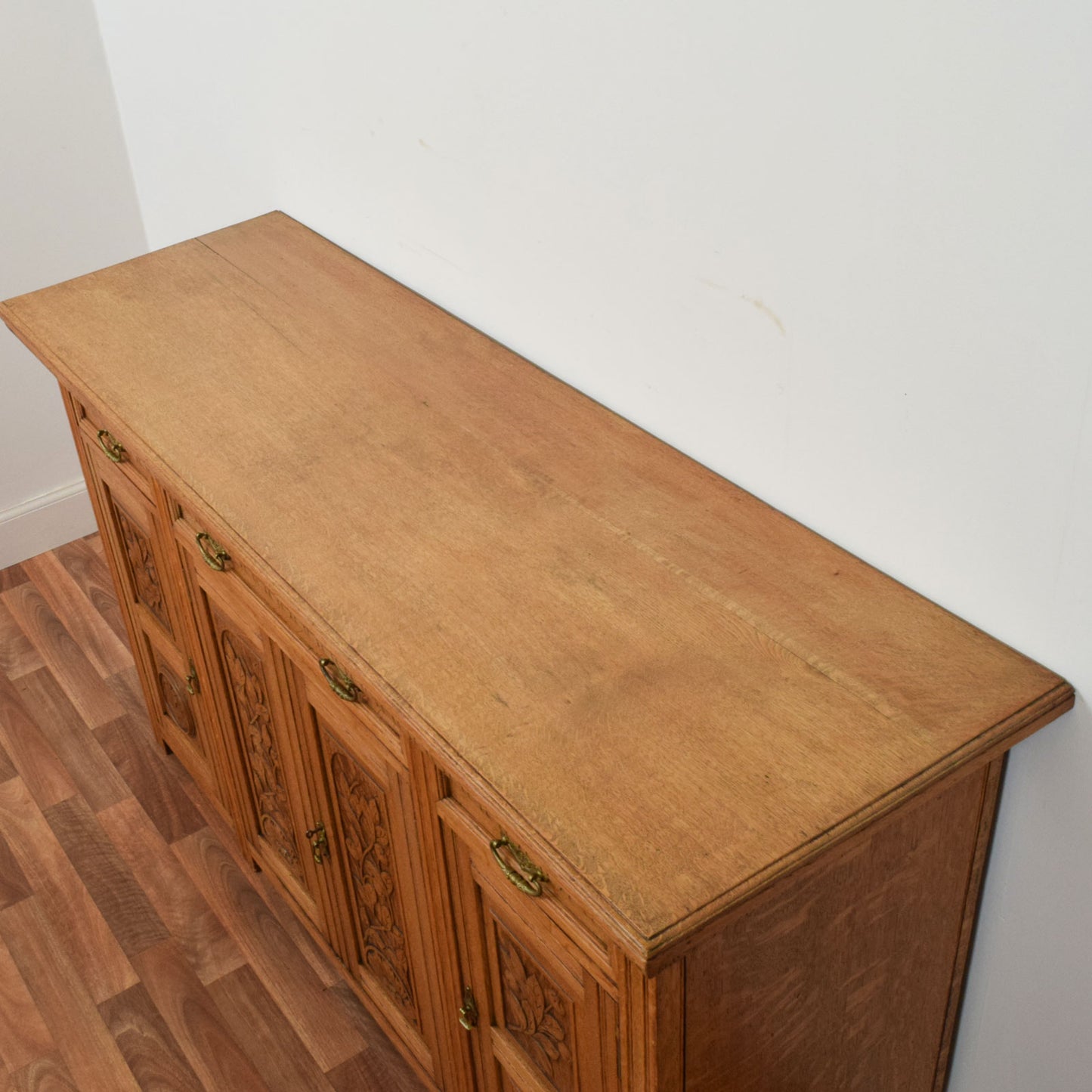 Carved Oak Sideboard