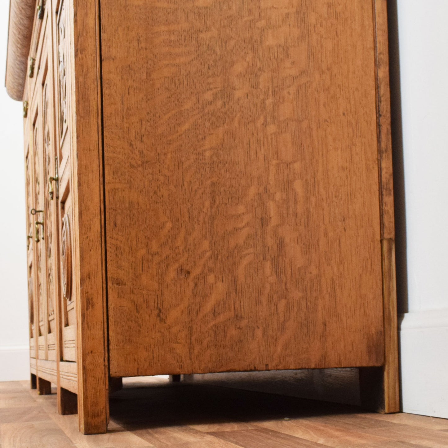 Carved Oak Sideboard
