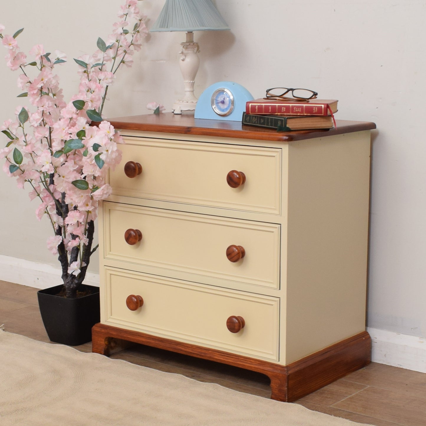 Pine Painted Chest Of Drawers