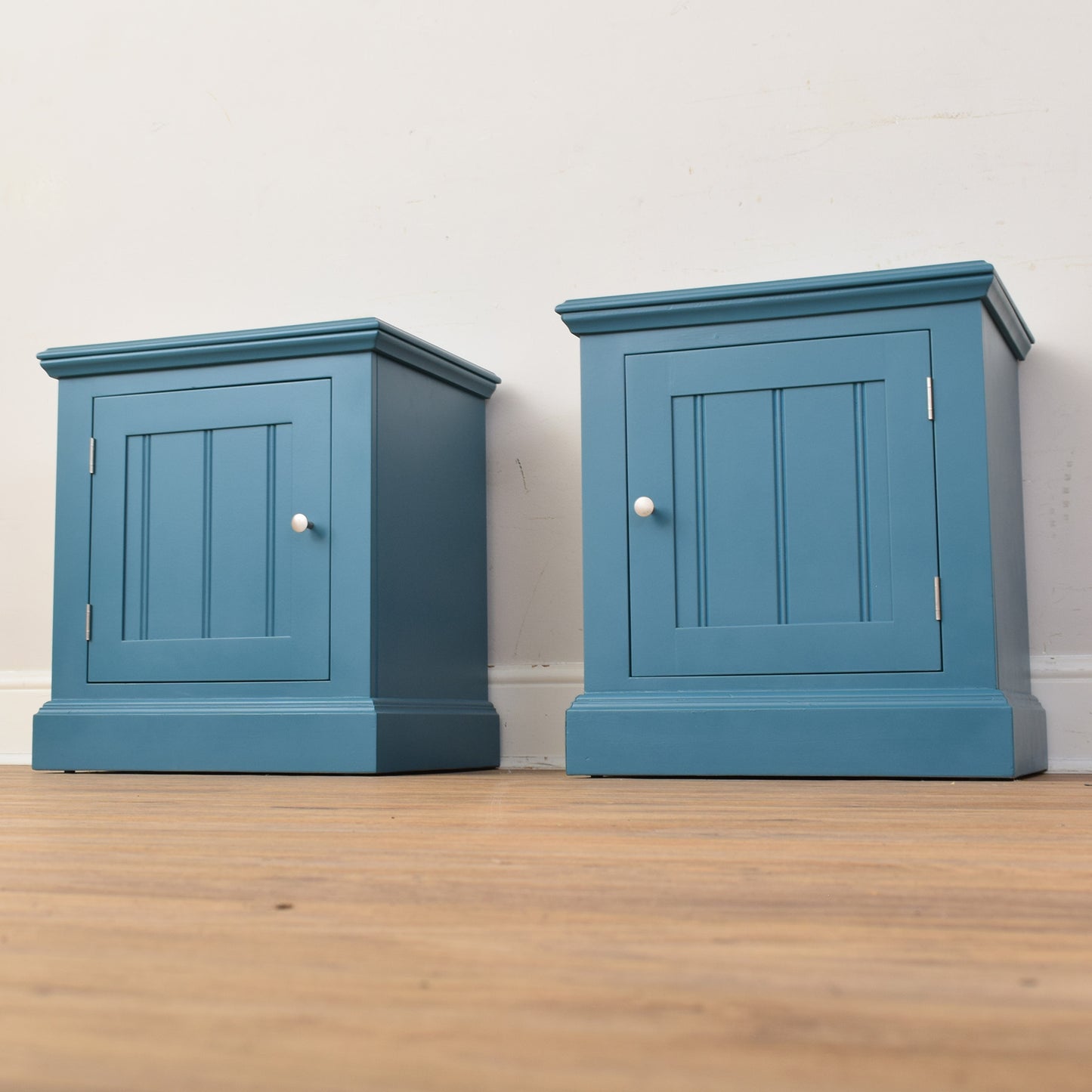 Pair Of Painted Bedsides