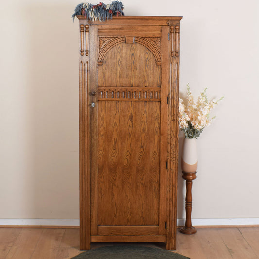 Oak Carved Hallrobe