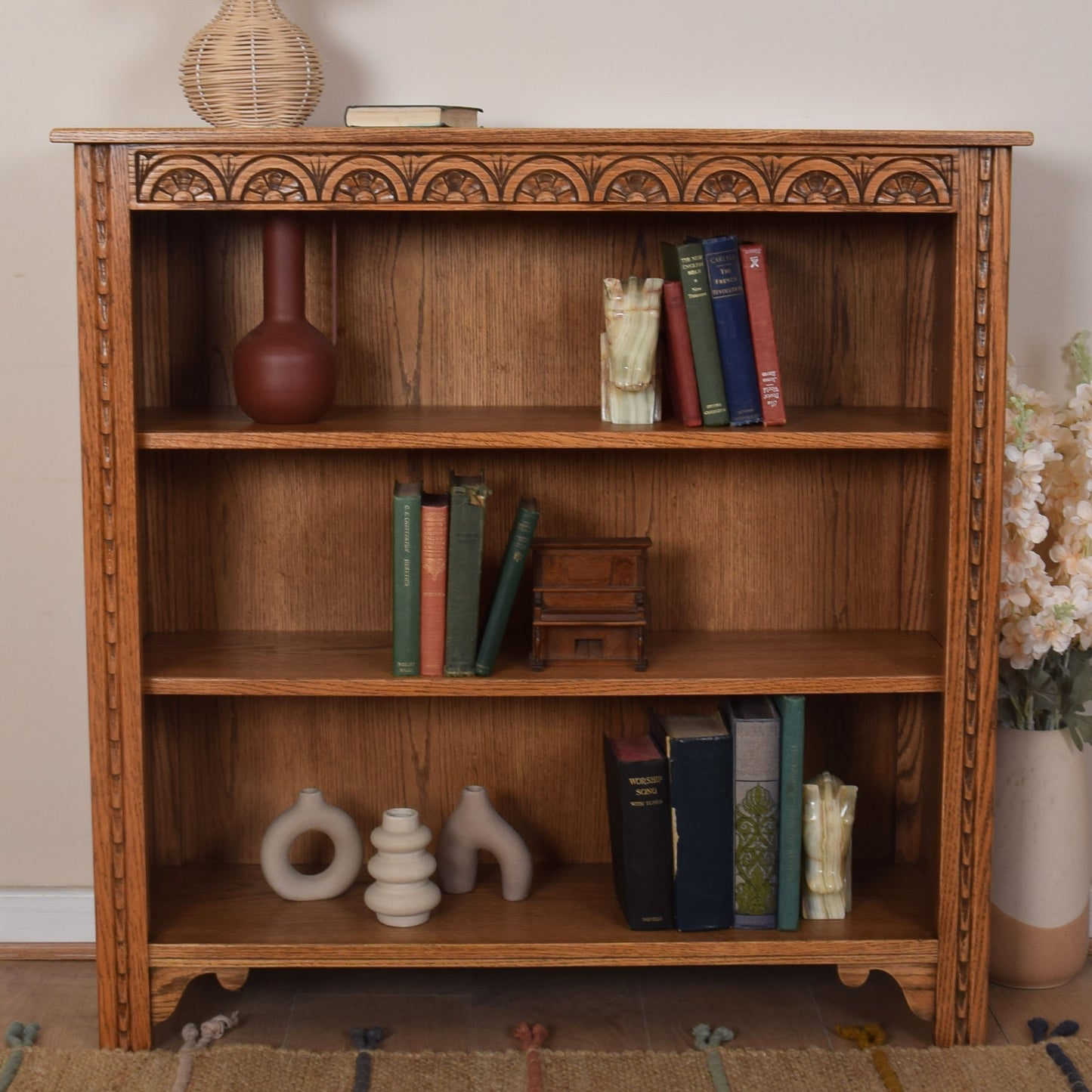 Restored Jaycee Oak Bookcase