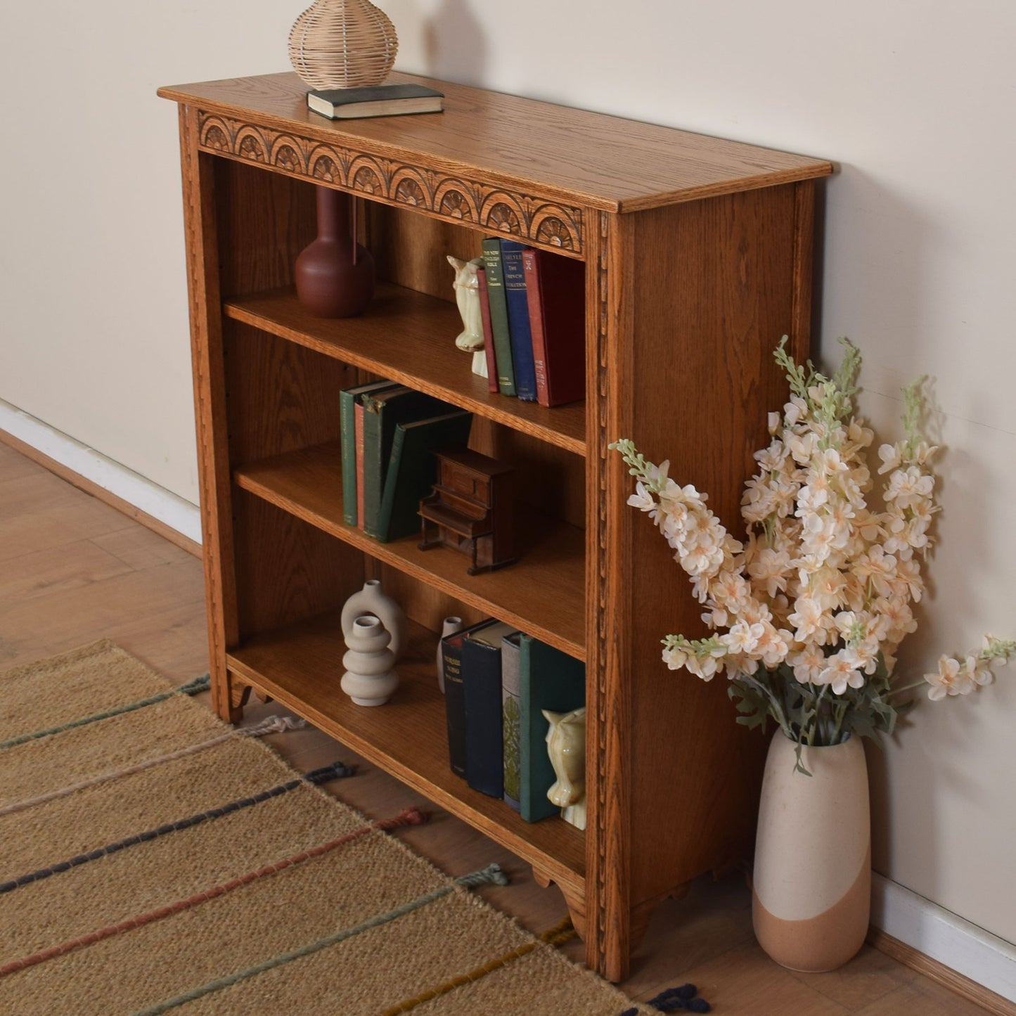 Restored Jaycee Oak Bookcase