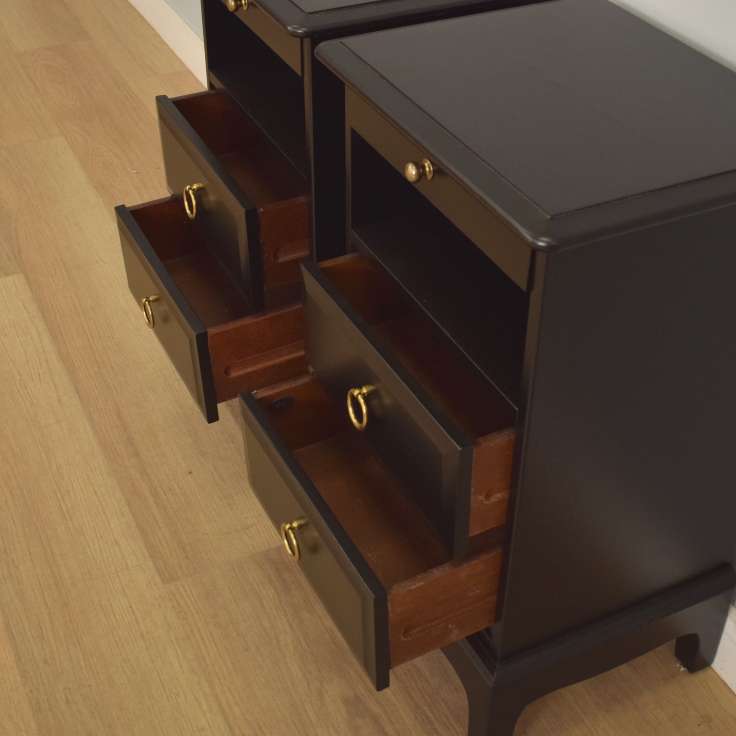 Pair of Stag Bedsides