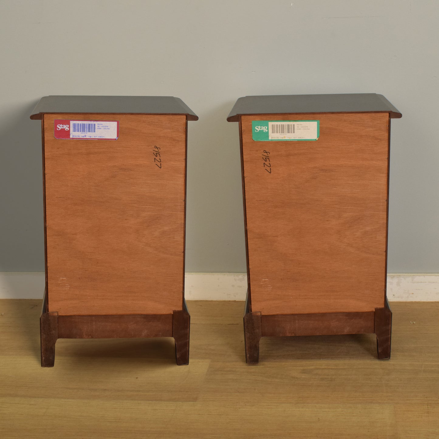 Pair of Stag Bedsides