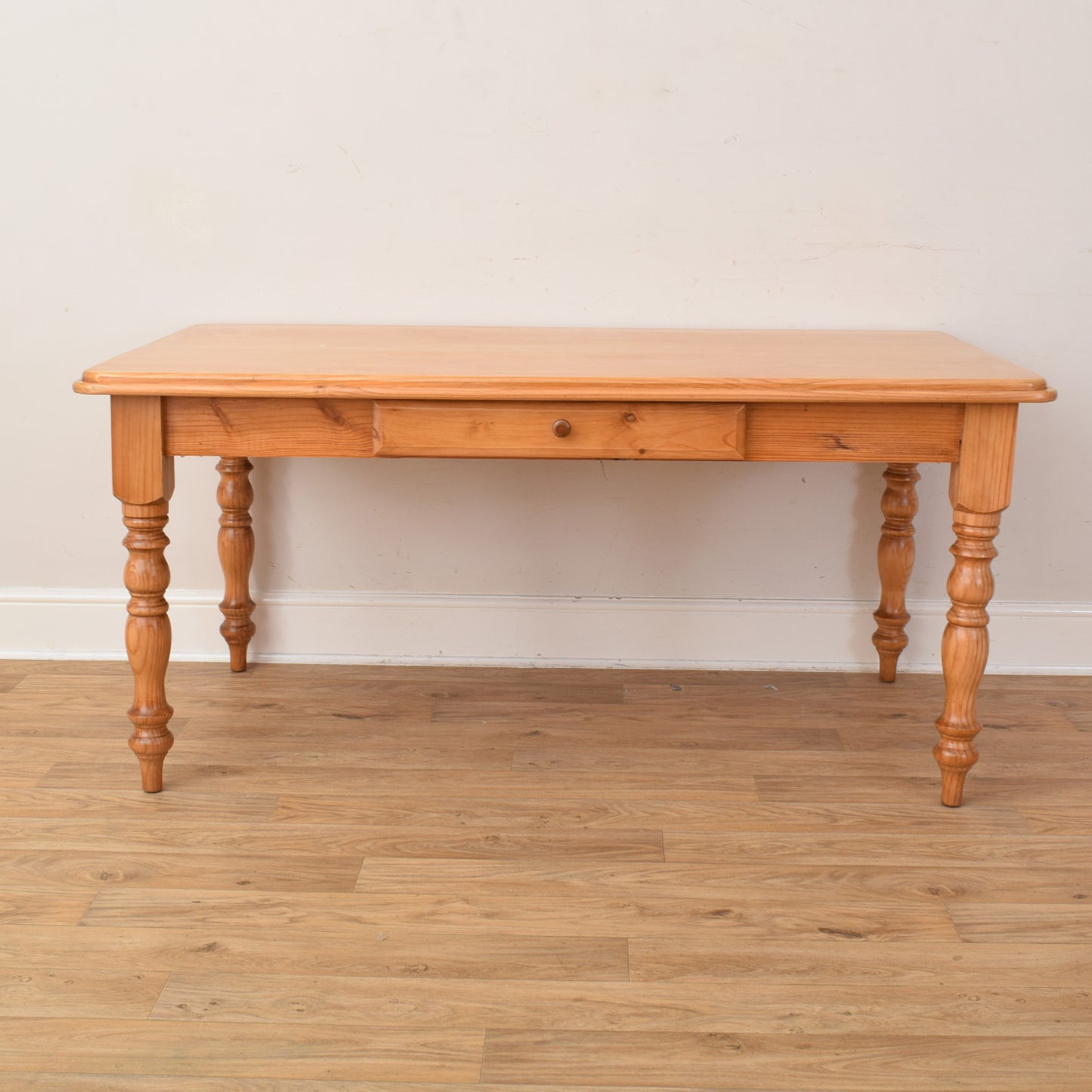 Pine Table And Six Chairs