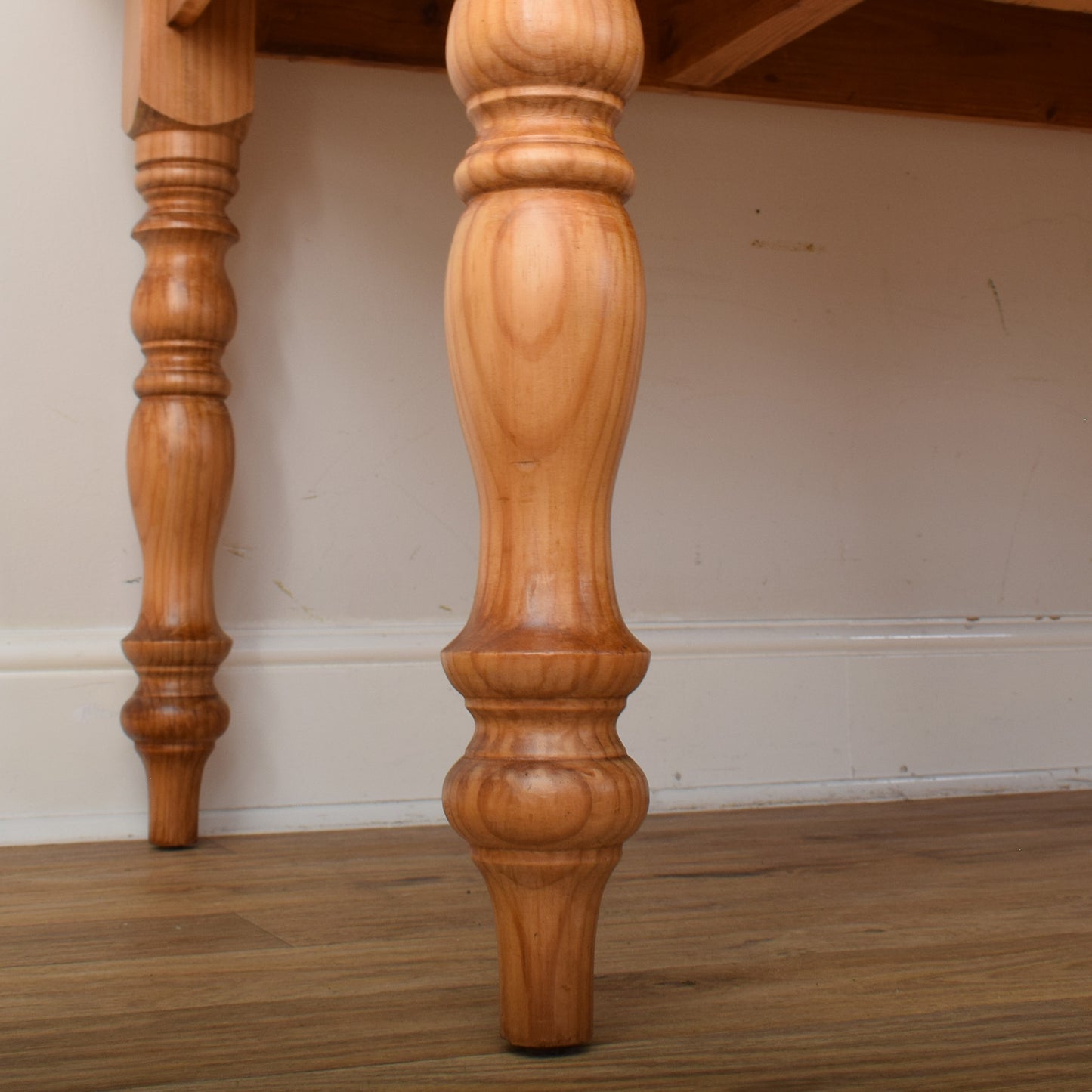 Pine Table And Six Chairs
