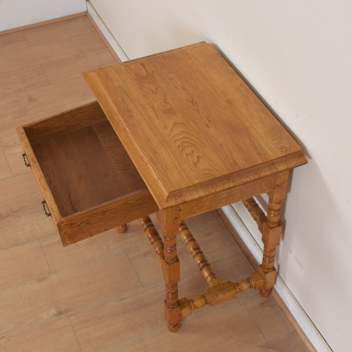 Solid Oak Console Table