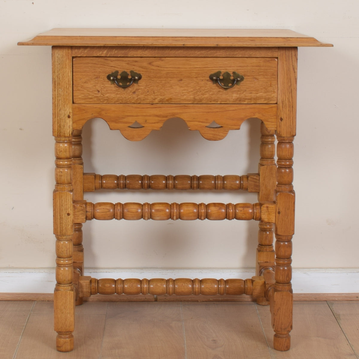 Solid Oak Console Table
