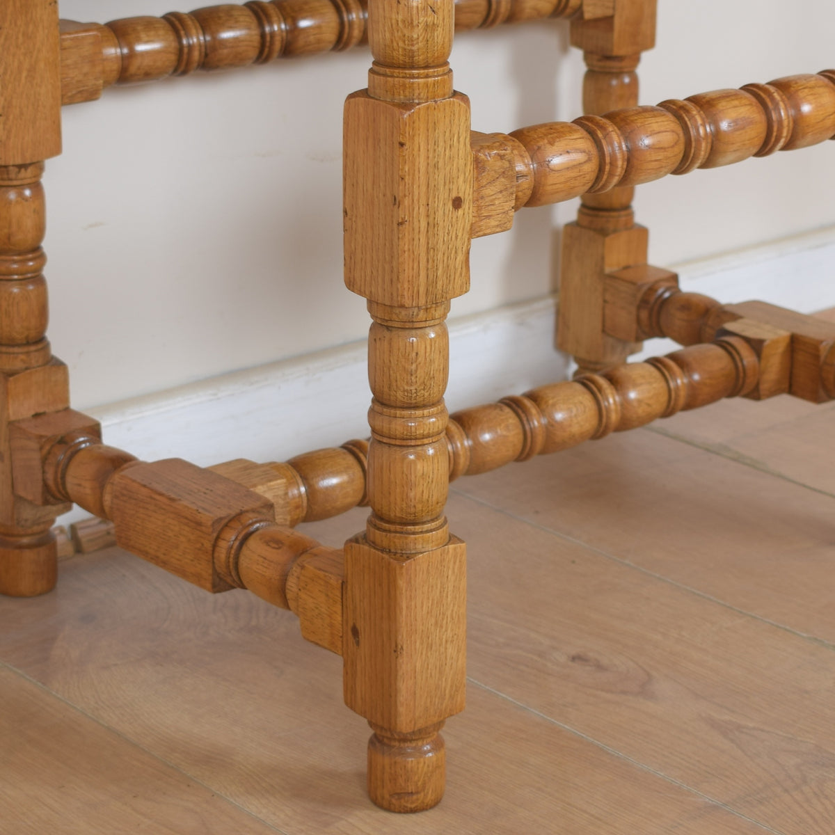 Solid Oak Console Table