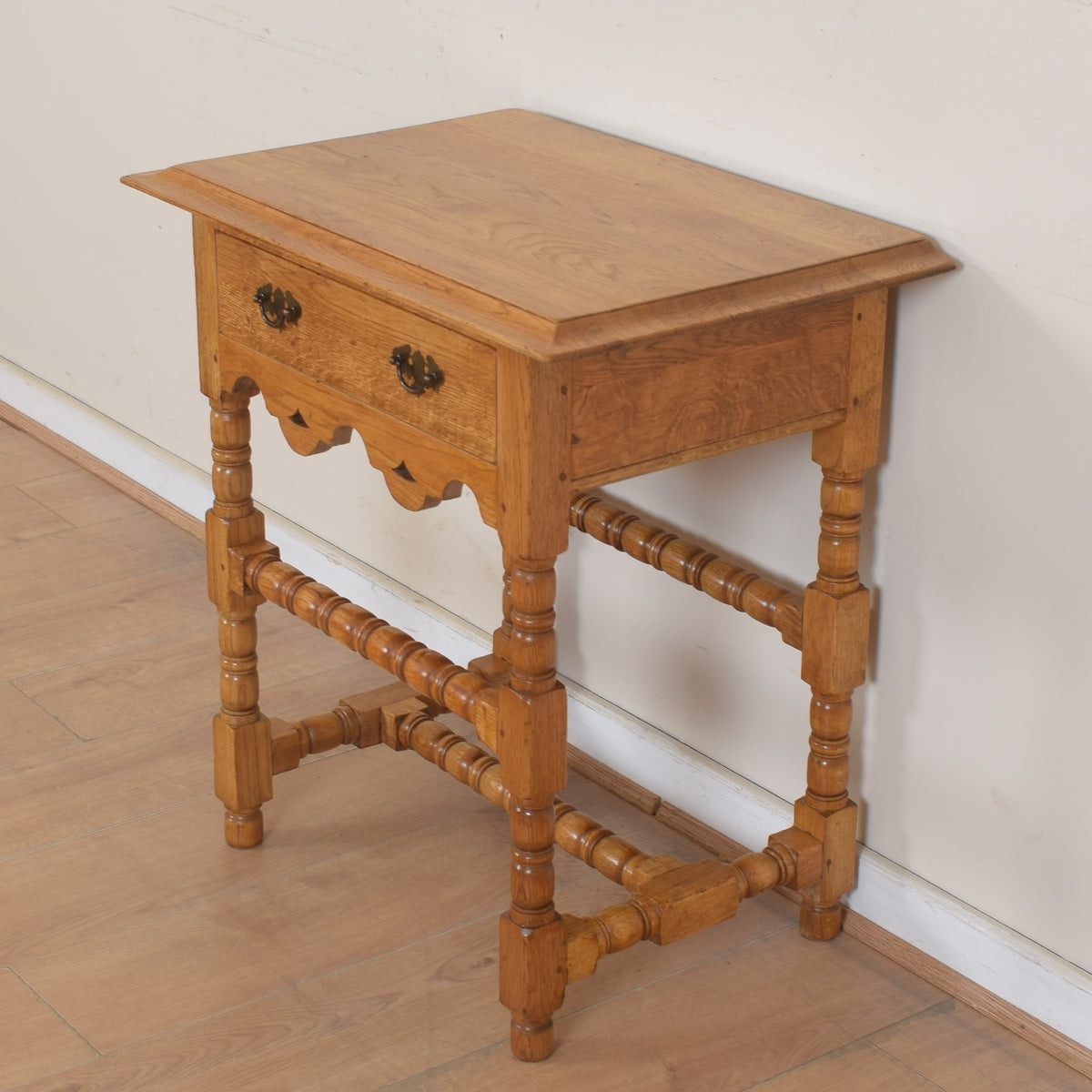 Solid Oak Console Table