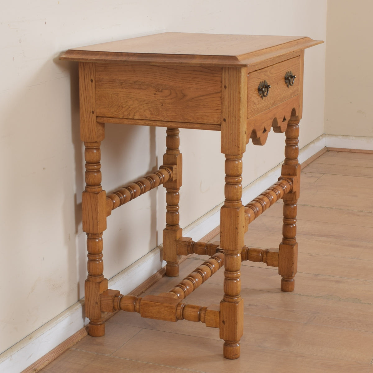 Solid Oak Console Table