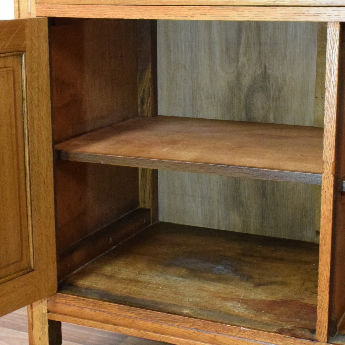 Carved Oak Sideboard