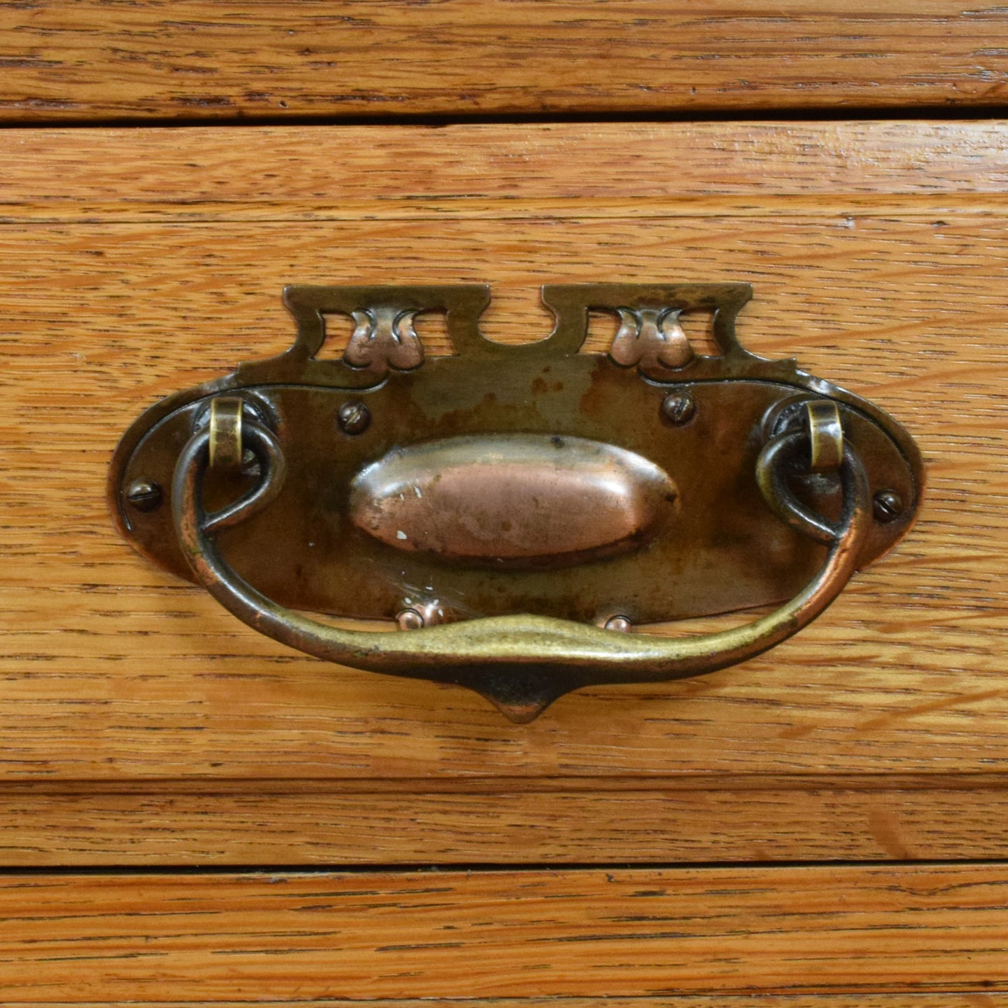 Carved Oak Sideboard
