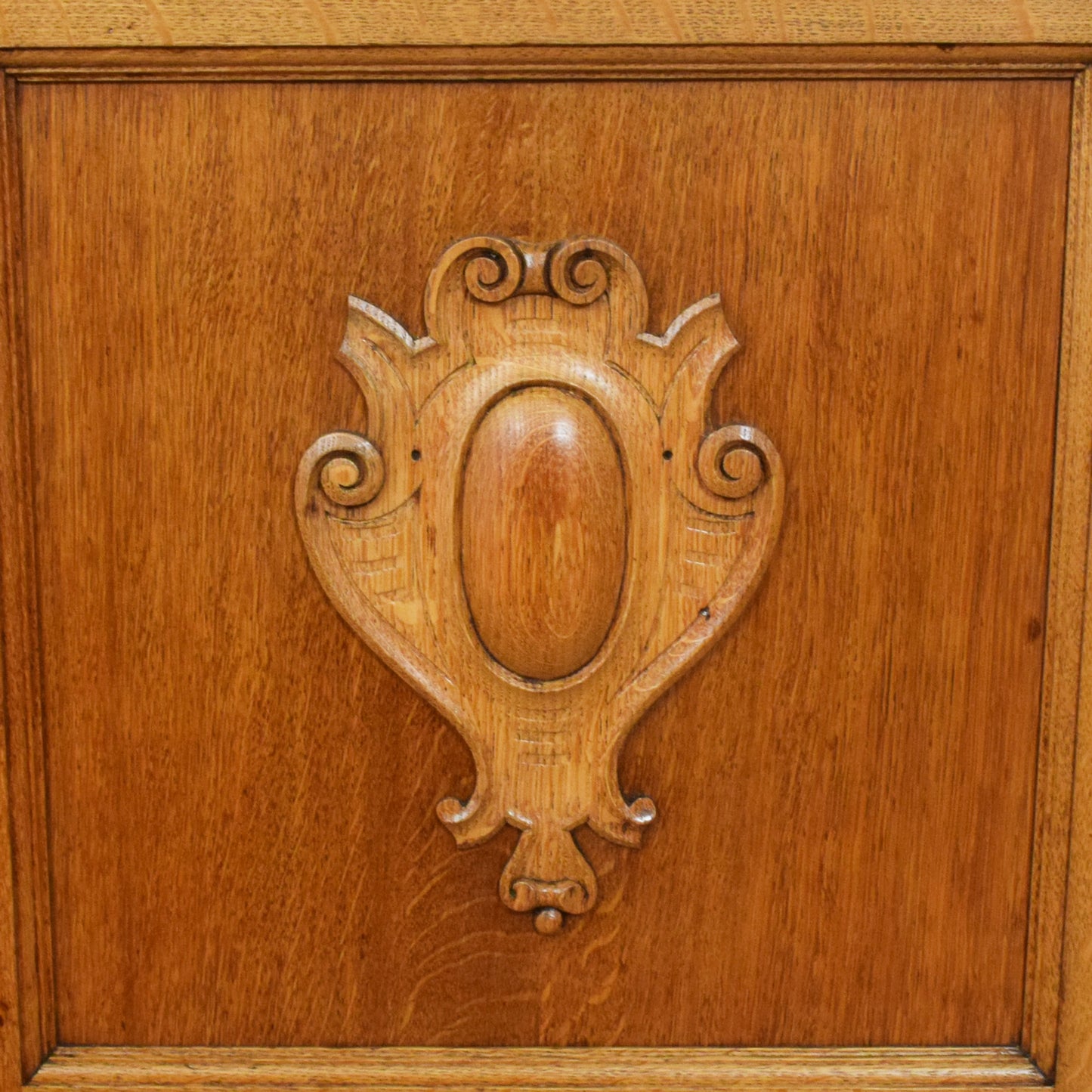 Carved Oak Sideboard