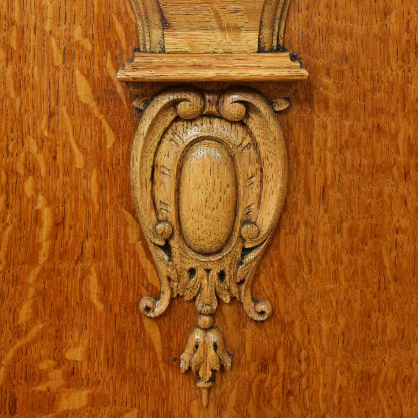Carved Oak Sideboard