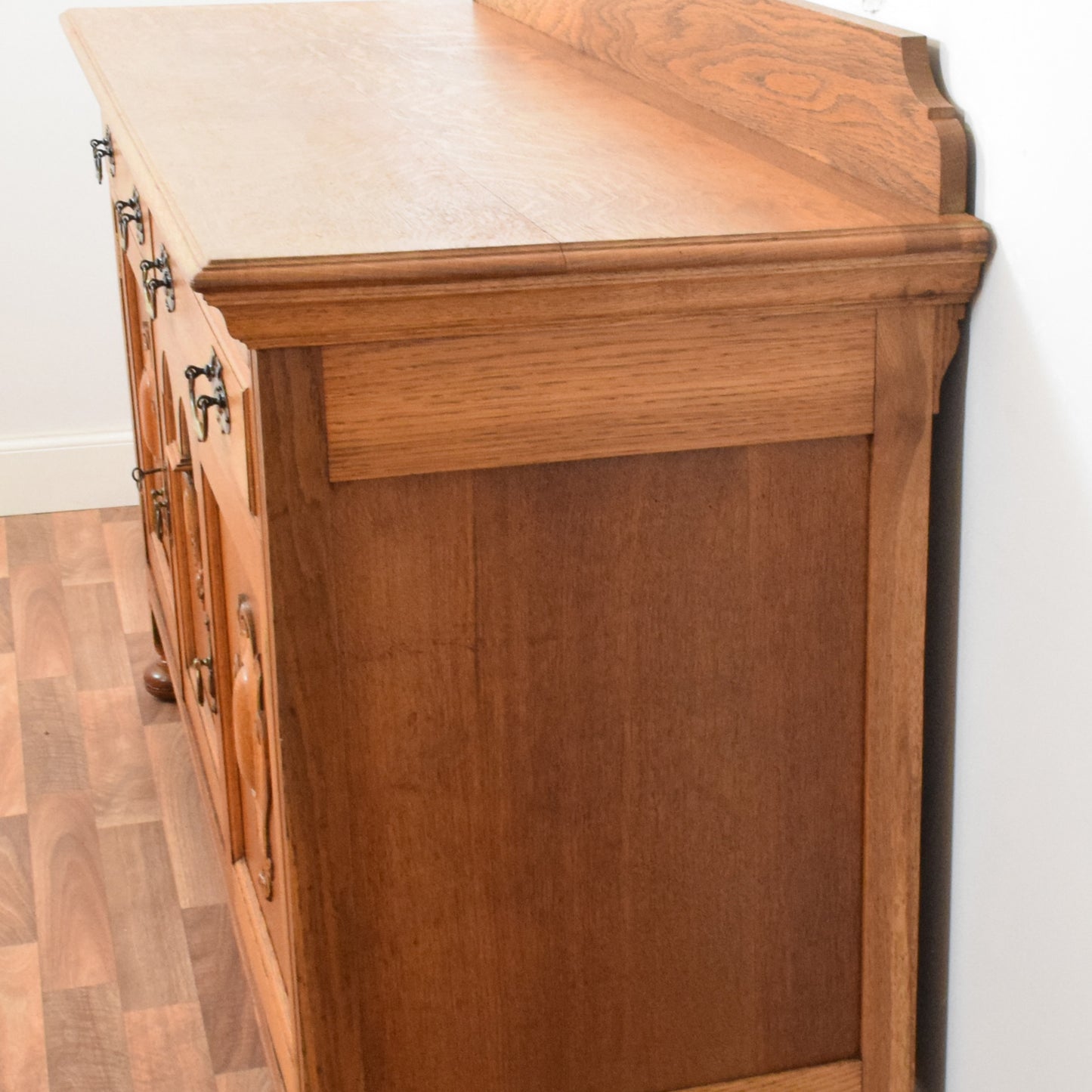 Carved Oak Sideboard