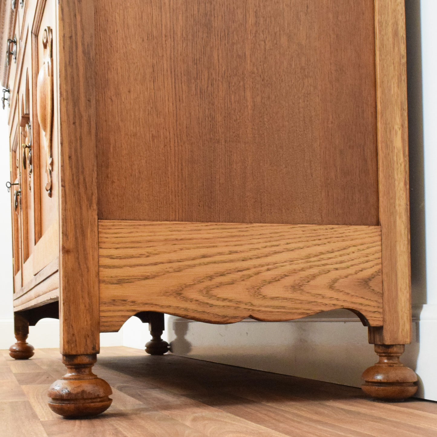 Carved Oak Sideboard