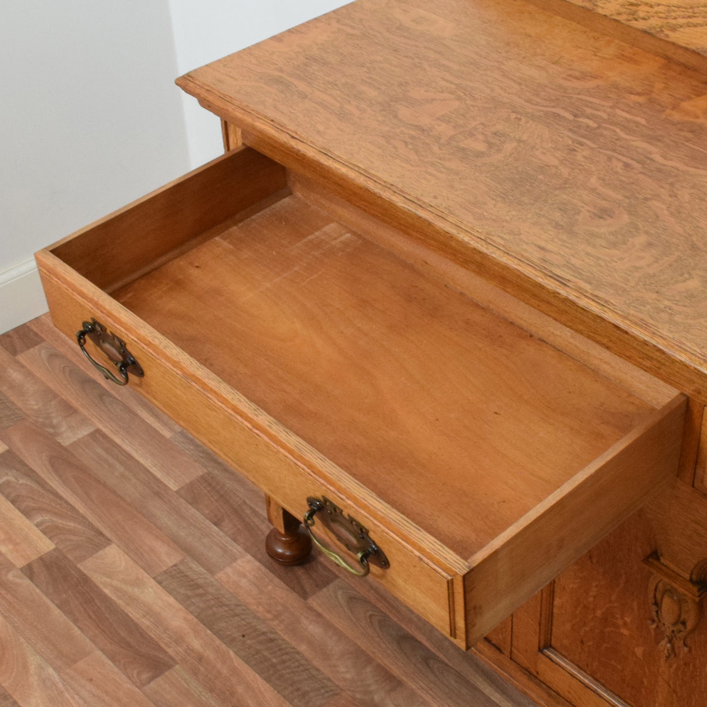 Carved Oak Sideboard