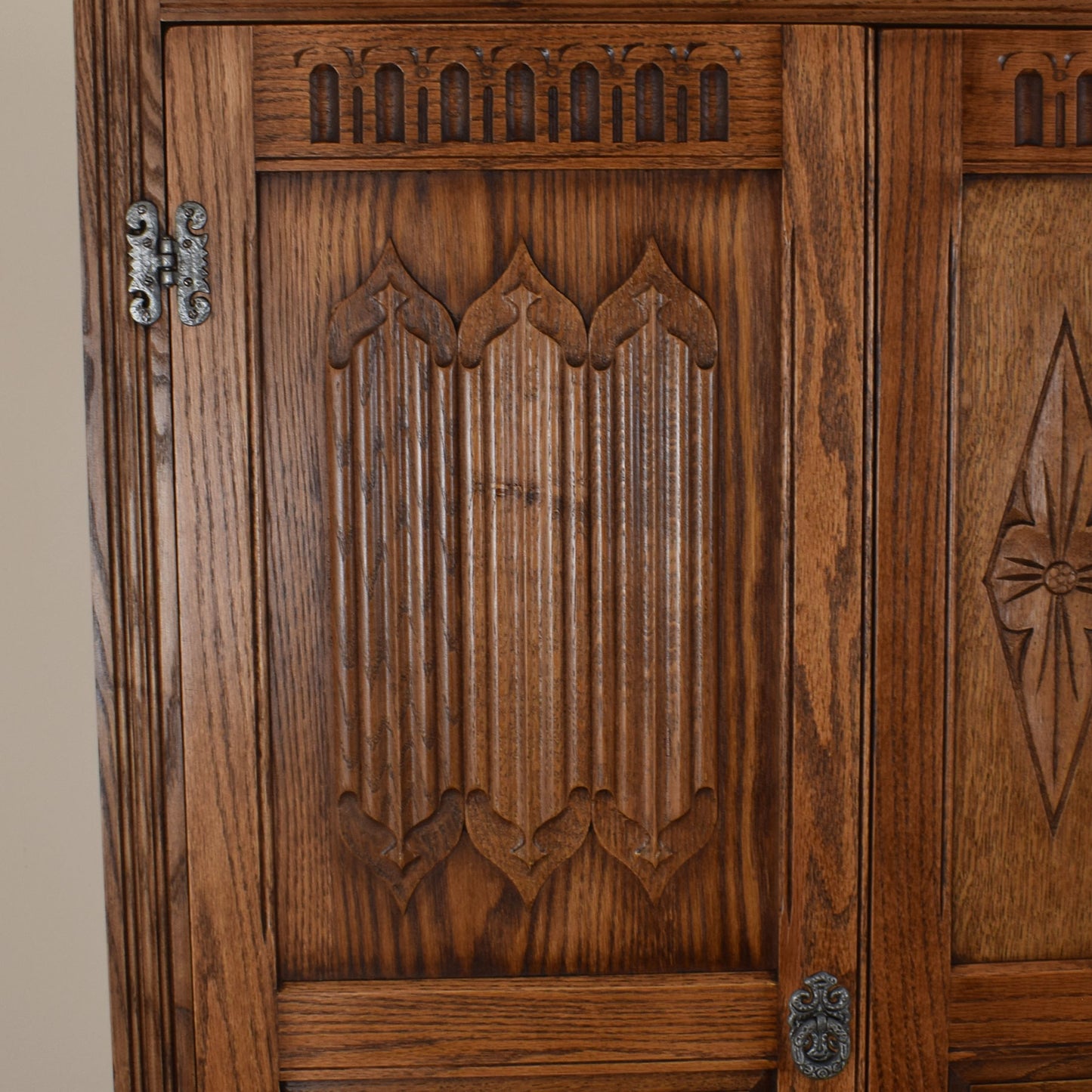 Restored Old Charm Triple Wardrobe