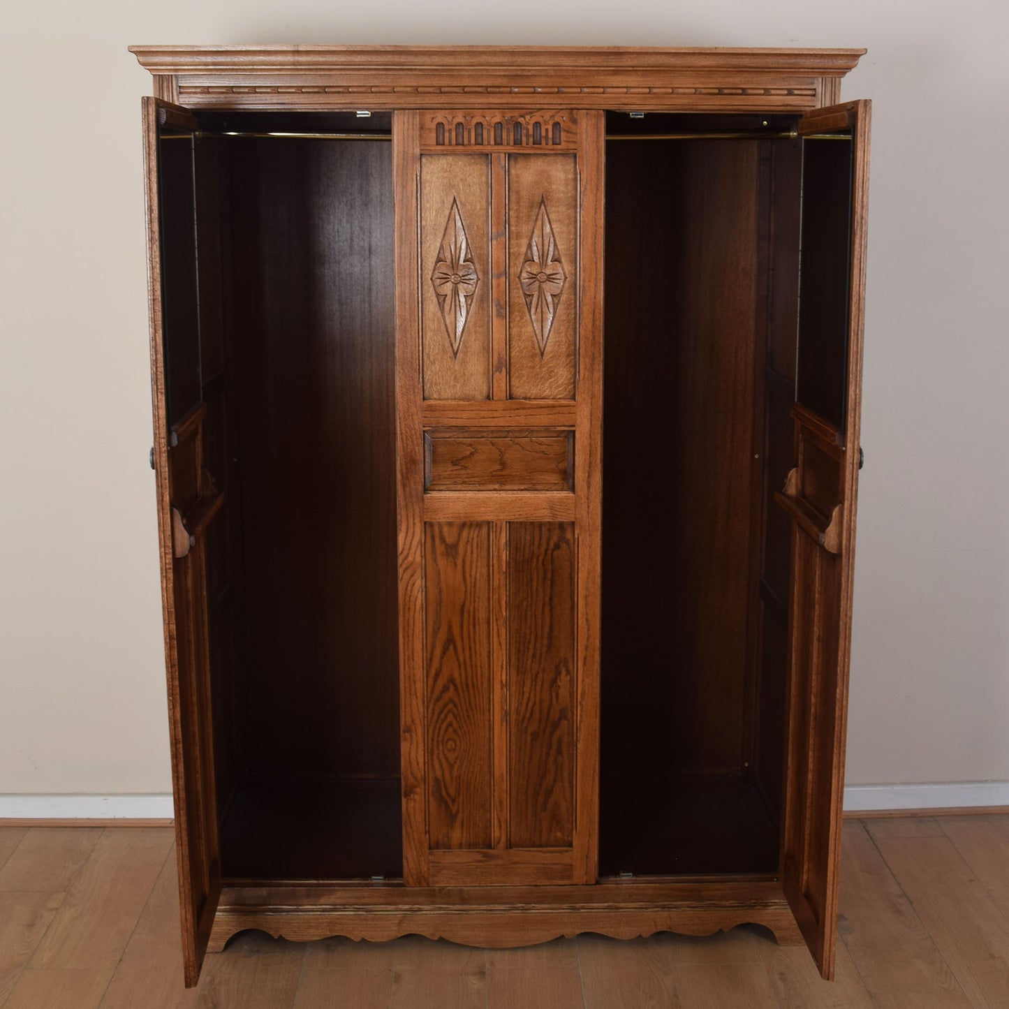 Restored Old Charm Triple Wardrobe