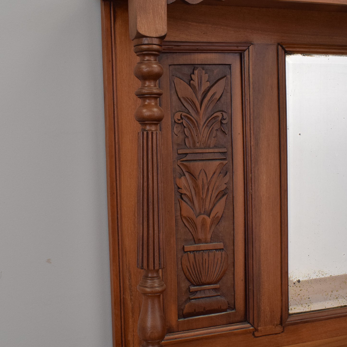 Walnut Mirrored Sideboard