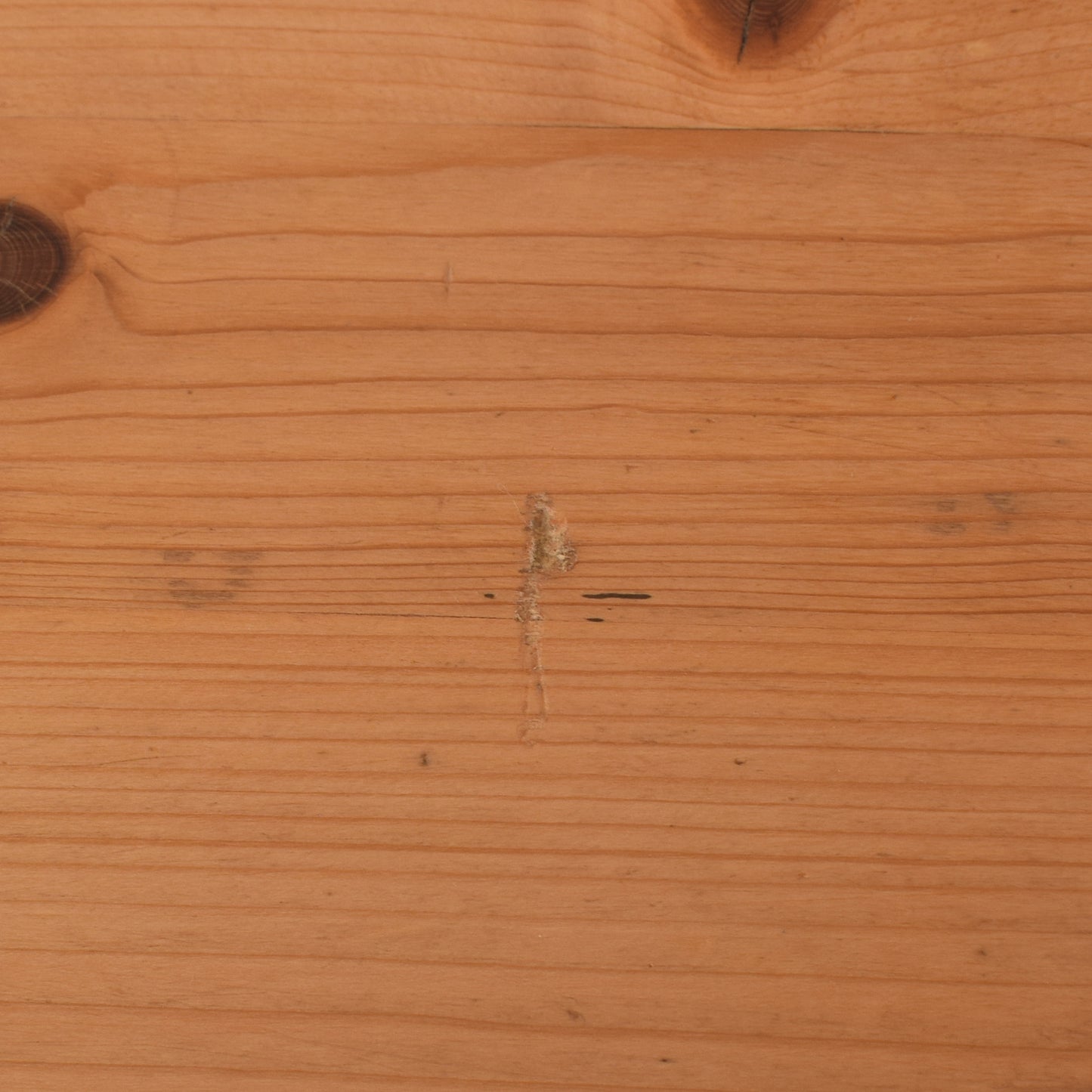 Narrow Pine Table And Two Stools