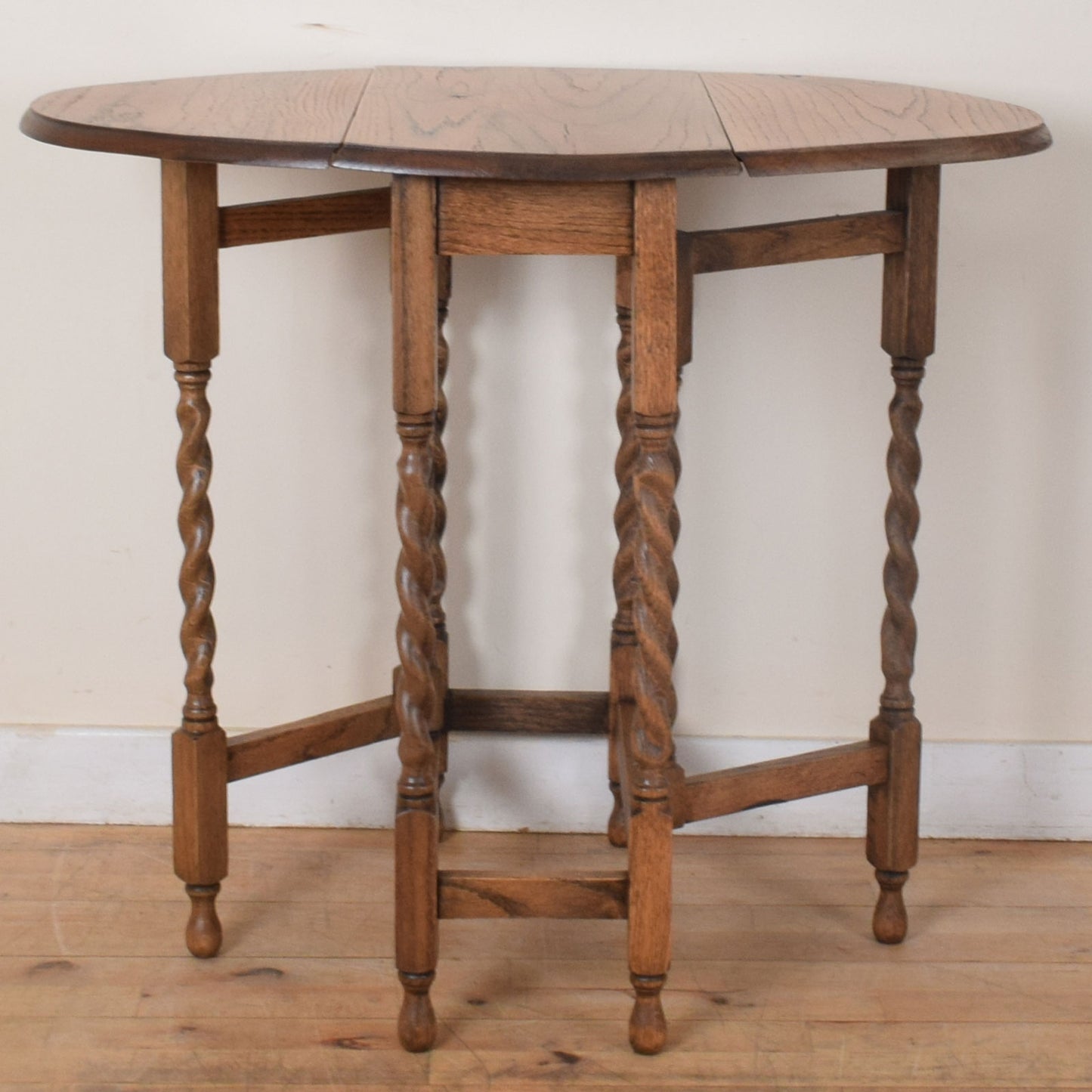 Barley Twist Drop Leaf Table