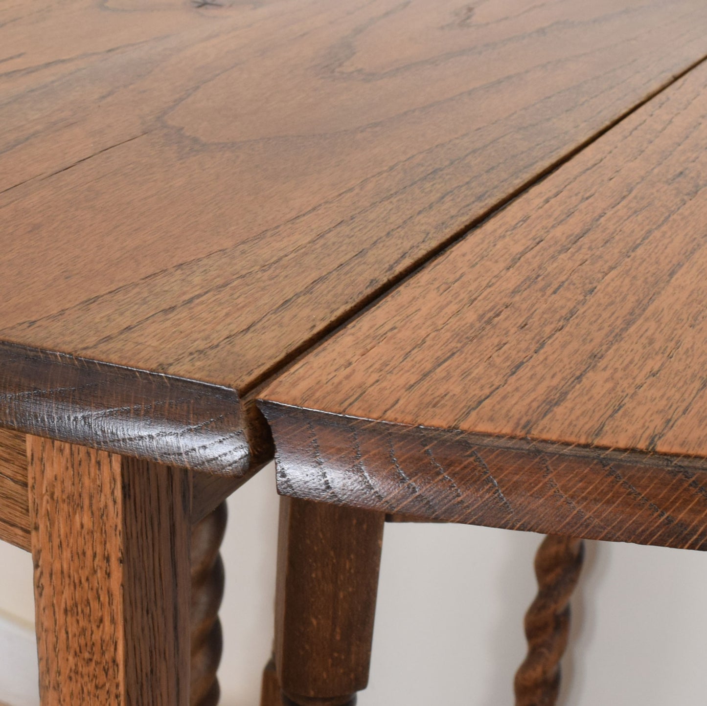 Barley Twist Drop Leaf Table