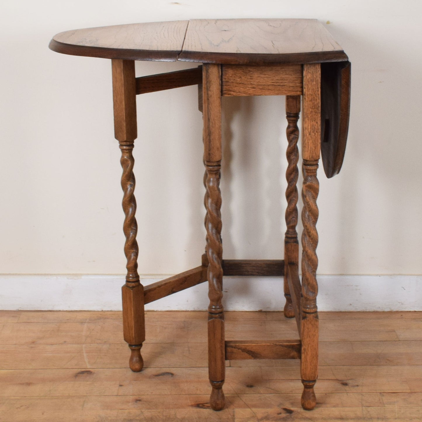 Barley Twist Drop Leaf Table