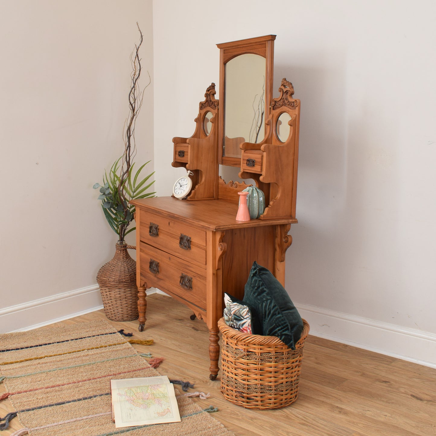 Satinwood Vanity Table