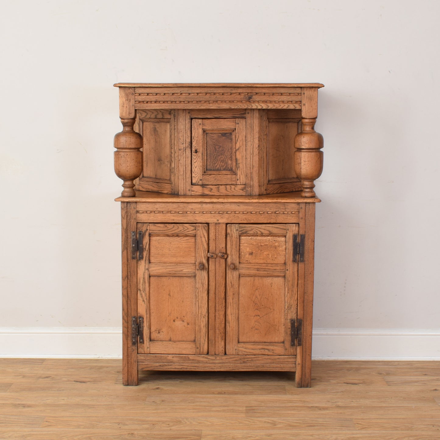 Small Oak Court Cabinet