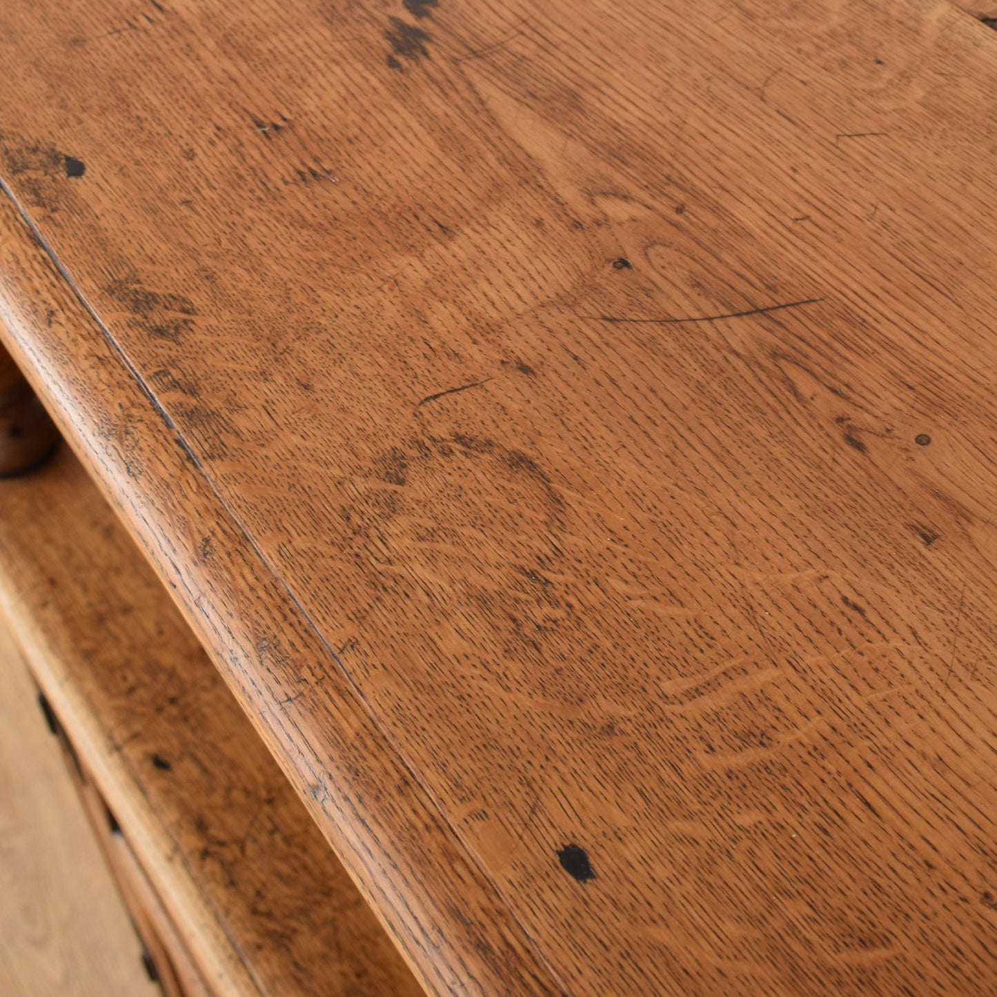 Small Oak Court Cabinet