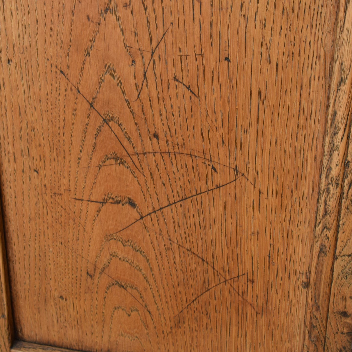 Small Oak Court Cabinet